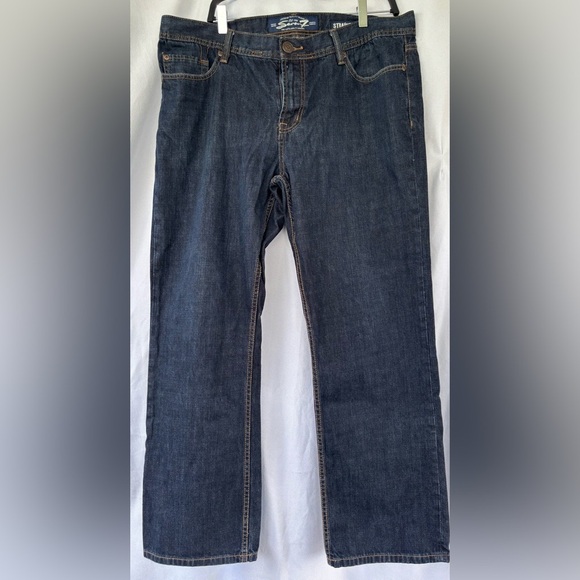 Seven7 Men's Deep Indigo Straight Jeans - Picture 1 of 14